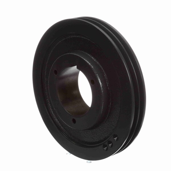2 Groove Cast Iron Bushed Bore Multiple Sheave, 2Q3V80